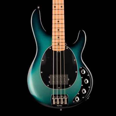 Ernie Ball Music Man StingRay Special Bass Frost Green Pearl with Mono Case image 2