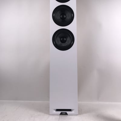 Elac Debut Reference DFR52 Tower Speaker (White/Oak) image 1