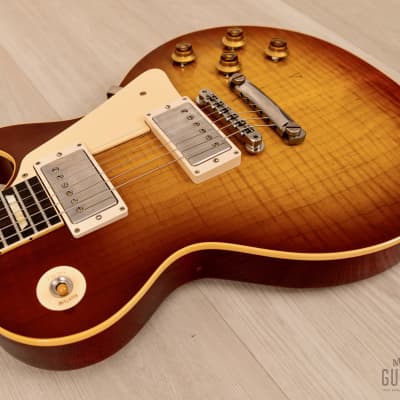 2020 Gibson Custom Shop 1959 Les Paul Standard R9 Light Aged Pre-Murphy Lab Royal Tea Burst w/ Case image 12