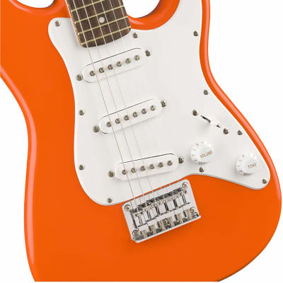 Fender Squier 3/4-Size Kids Mini Strat - Competition Orange image 3