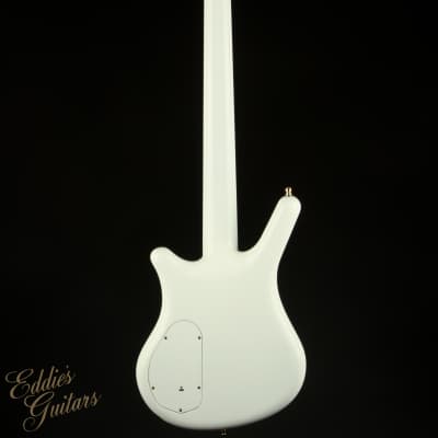 Warwick Custom Shop Masterbuilt Thumb Bass - Solid White High Polish image 5