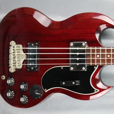 Orville SG Bass EB-3 1989 - Cherry - short scale - japan import | Reverb