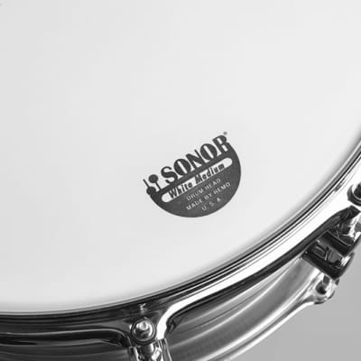 Sonor Kompressor Snare Drum, 14" x 6.5", Steel, Power Hoops, Chrome plated - Authorized Sonor Dealer image 5