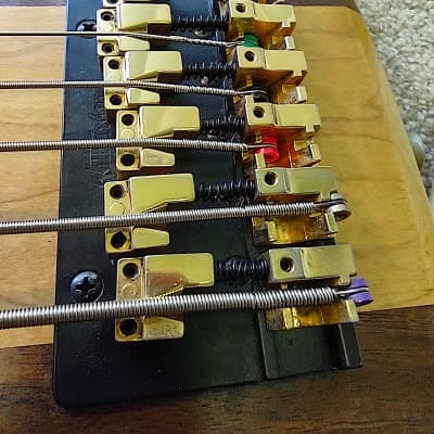 Carvin LB76. 6 String bass. 1990's Koa and Maple w/ Tongue Oil finish image 10