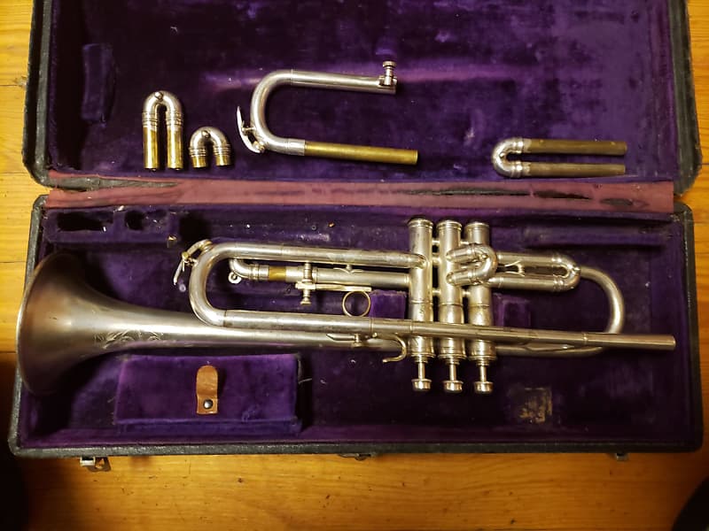 Silver trumpet deals for sale