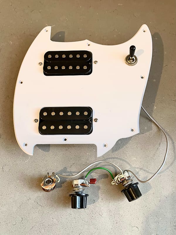 Squier Bullet Mustang Pickguard Pickups Full Wiring Harness Reverb 7226