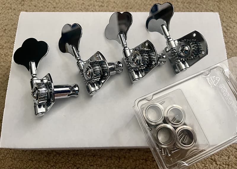 Fender Player Series tuners Chrome Precision / Jazz Bass Reverb