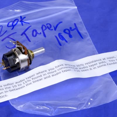 CTS '84 Vintage 250K J Taper Guitar Or Amp Pot With Push-Pull Switch New Old Stock! image 2