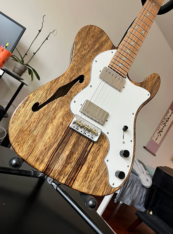 Warmoth Telecaster Thinline Korina - Natural