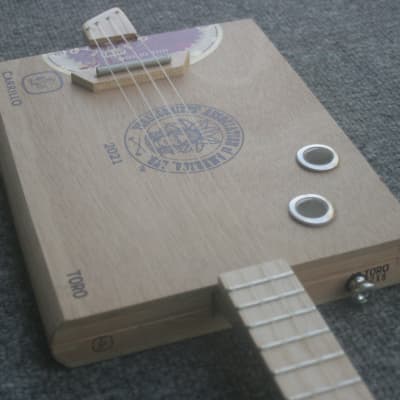 Carrillo Acoustic Cigar Box Ukulele by D-Art Homemade Guitar Co. image 5