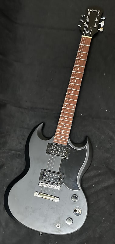 Epiphone SG - Satin Black | Reverb Epiphone SG - Satin Black | Reverb