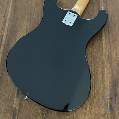 Mosrite Avenger Bass, Firstman, Black, 1970s, MIJ | Reverb