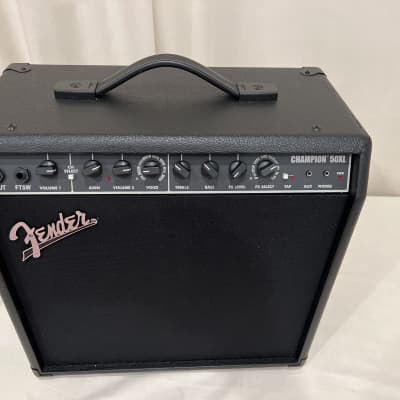 Fender Champion 50XL  Black with1-12” image 5