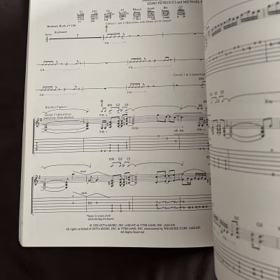 Tab book John Petrucci Images And words dream theater image 3