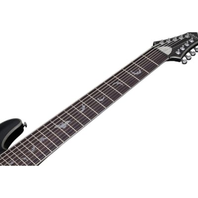 Schecter Damien Platinum-9 9-String Electric Guitar Satin Black image 6