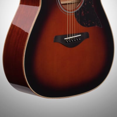 Yamaha A1M Acoustic-Electric Guitar, Tobacco Brown Sunburst image 4