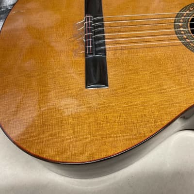 Kevin Mathers Concert Classical Guitar - crack/hole in top - with Case 2006 image 6