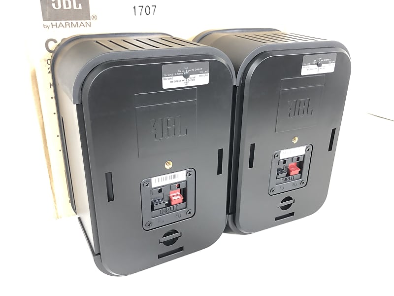 JBL CSS-1S/T Compact 2 Way 100V/70V/8-Ohm Loudspeaker #1707 (PAIR