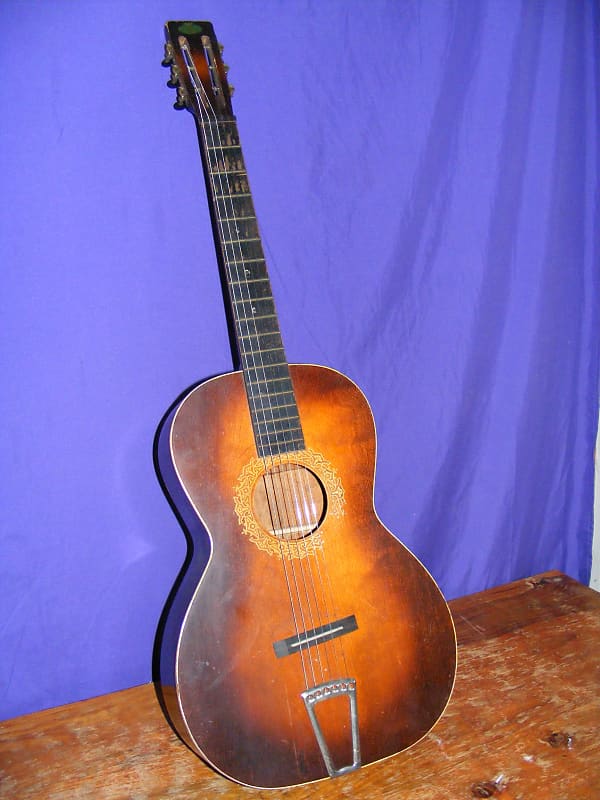 Regal Parlor Guitar 1930's Sunburst image 1