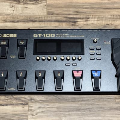 Reverb.com listing, price, conditions, and images for boss-gt-100-amp-effects-processor