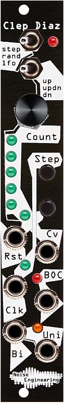 Noise Engineering Clep Diaz Multimode Step CV and LFO Generator Eurorack Module - Black image 1