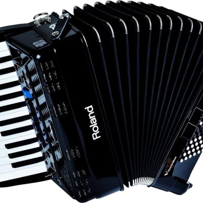 Roland FR-1X Premium V-Accordion Lite with 26 Piano Keys and Speakers, Black image 2