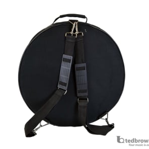 Mannheim (Vintage?) 14" 10-Lug Snare Drum with Mannheim Stand, Practice Pad, and Backpack Case image 10