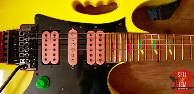 Standard　極　Yellow　jem Original Stunning Ibanez Jem 777DY (Desert Neon Yellow) 1988