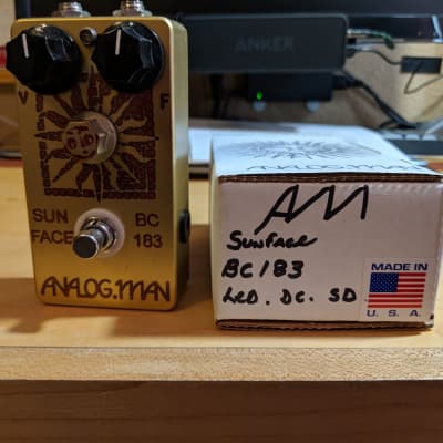 Analogman Sunface BC183 w/Sundial Fuzz Face | Reverb