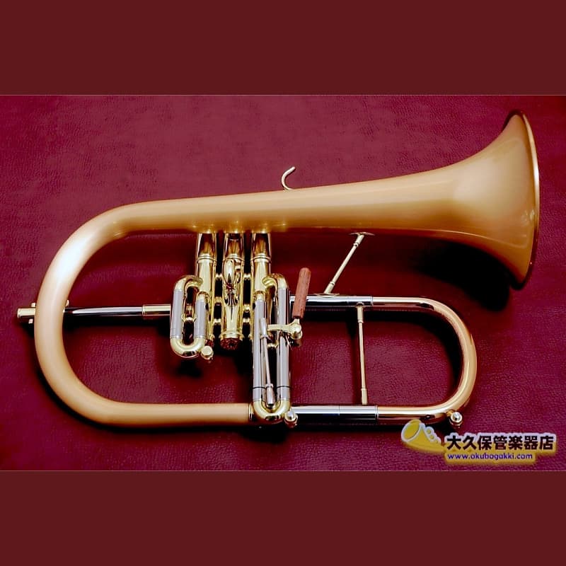 2022 QUEEN BRASS Queen Brass Red Brass Satin Lacquer Bell Flugelhorn |  Reverb Deutschland