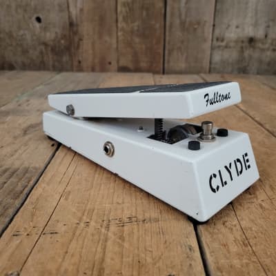 Fulltone Clyde Wah Wah Pedal #449 Hand Signed 7/98 1998 - White for sale