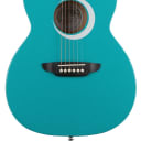 Luna Aurora Borealis 3/4-Size Acoustic Guitar - Teal Sparkle