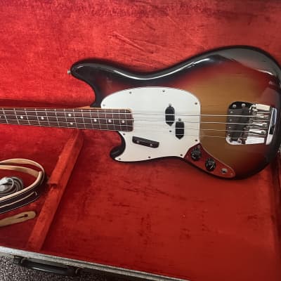 Fender Mustang Bass left handed 1975 mega rare image 2