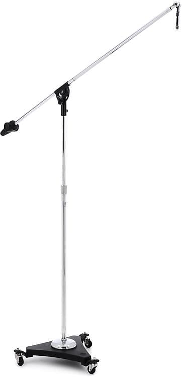 Atlas Sound SB36W Studio Boom Microphone Stand with Wheels - Chrome (5-pack) Bundle image 1