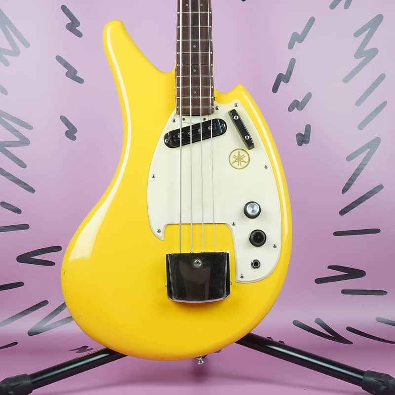 YAMAHA SB-1C ビザールベース フライング・バナナ ナスビ Yamaha SB 1C Flying Banana Bass 1967 Orange Bass For Sale