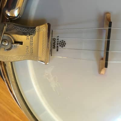 Paramount Banjo with Case Style A Plectrum Banjo 1920's image 5