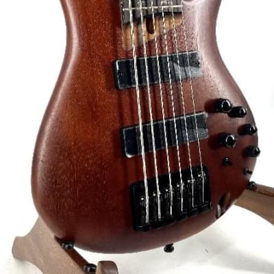 Ibanez SR506EBM SR Standard 6 String Electric Bass - Brown Mahogany Serial#:I230317133 image 3