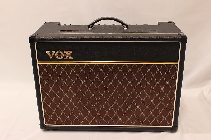 Vox AC15C1 Custom 2-Channel 15-Watt 1x12" Guitar Combo 2010 - 2019 Black image 1