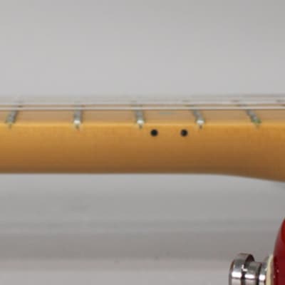 2000 Fender American Deluxe Stratocaster Transparent Crimson w/OHSC image 17