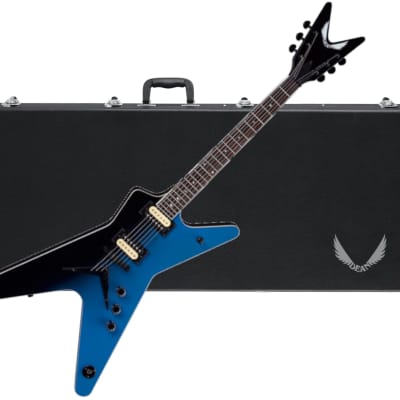 Dean ML 79 Electric GUITAR Black Blue Fade - NEW w/ Hard CASE for sale