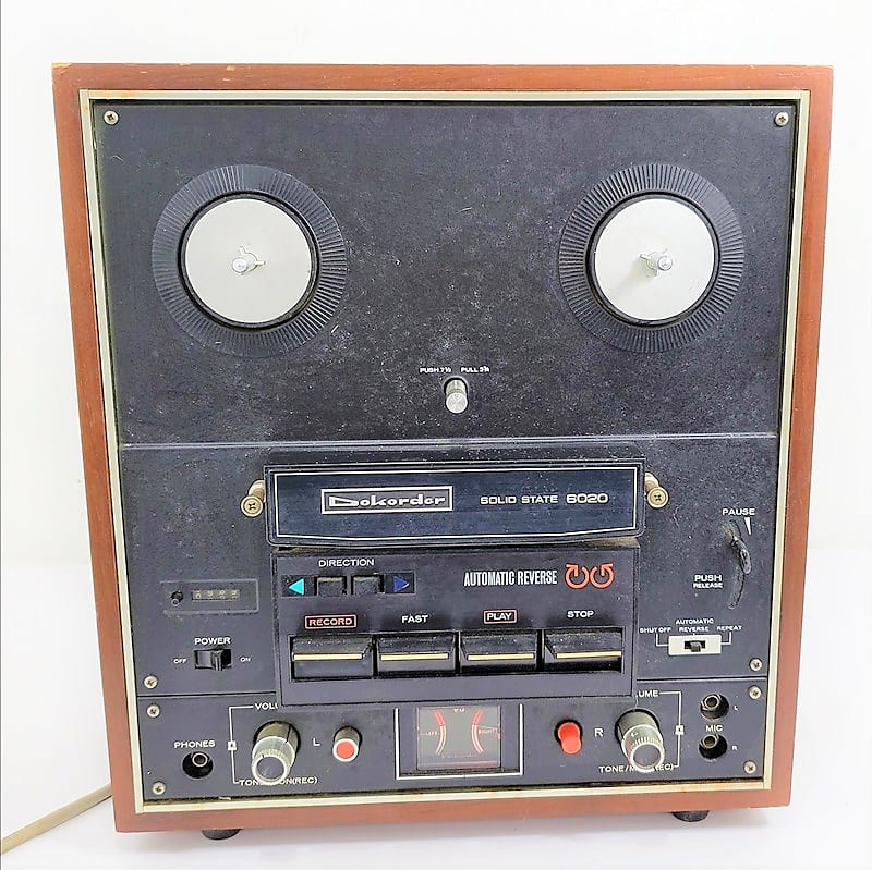 Vintage Dokorder 6020 1/4 Analog Reel To Reel Tape Machine AS-IS