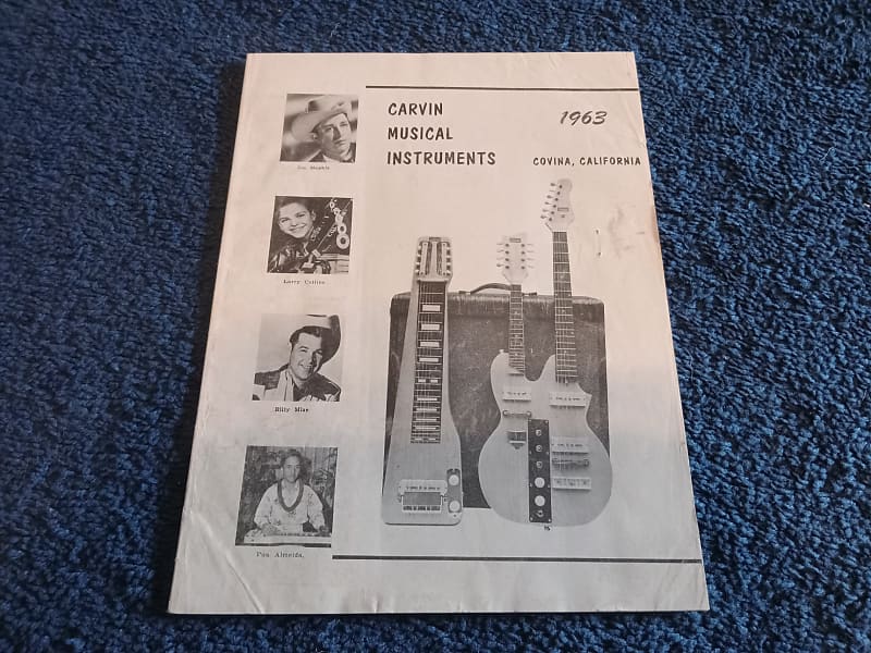 Vintage 1963 Carvin Musical Instrument Full Line Catalog! Joe Reverb