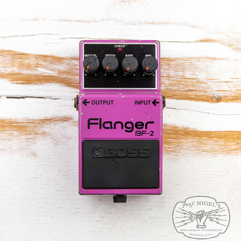 BOSS BF-2 フランジャー 日本製 希少 当時物 動作確認済 エフェクター Boss BF-2 Flanger 1980-1984 (Black Label) Made In Japan | Reverb