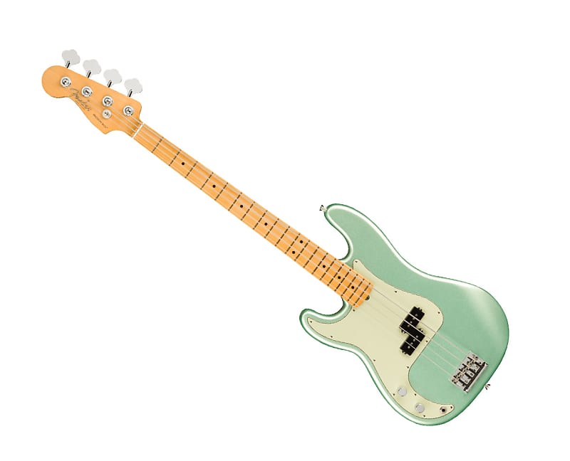 Used Fender American Professional II Precision Bass LH - Mystic Surf Green image 1