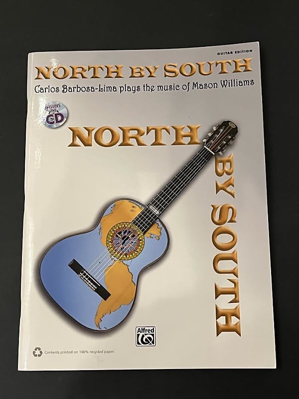 North By South Carlos Barbosa-Lima Plays The Music Of Mason Williams Sheet Music Book With CD image 1