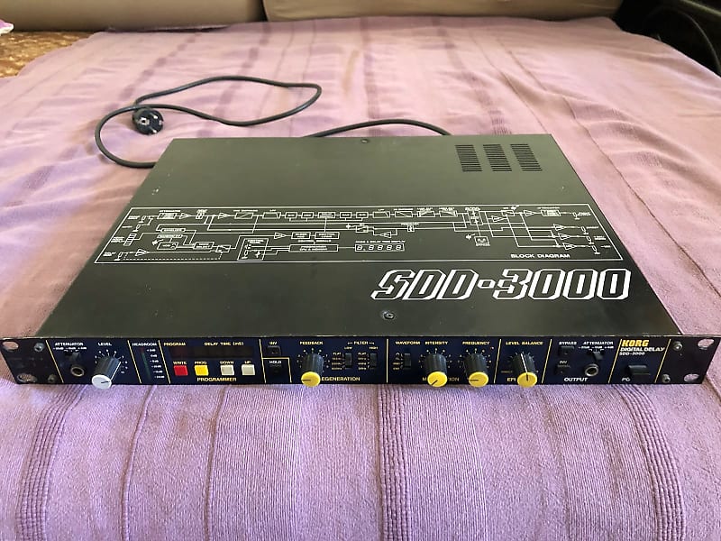 Korg SDD-3000 Digital Delay 1980s - Black image 1