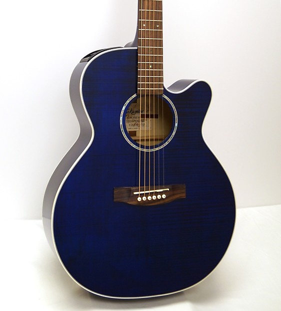 Takamine EG440C-STBY NEX Cutaway Acoustic-Electric Guitar - Transparent Blue