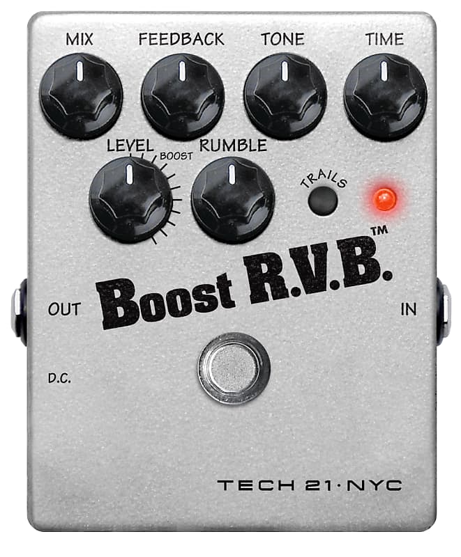 Tech 21 Boost R.V.B. with Trails (v2) Silver