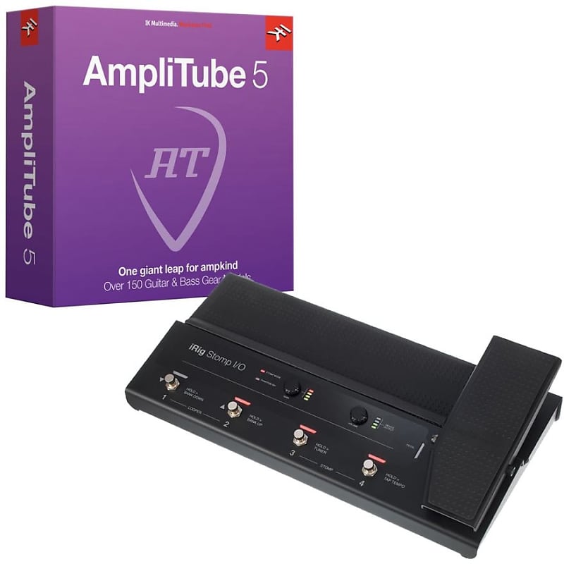 IK Multimedia iRig Stomp I/O + AmpliTube 5 | Reverb