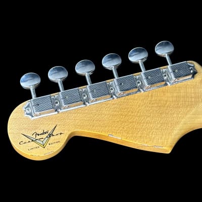 2024 Fender Stratocaster Fat 54 Custom Shop 70th Anniversary Limited Edition Relic ~ Aged White Blonde image 9